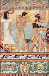 Traders from Crete, illustration from 